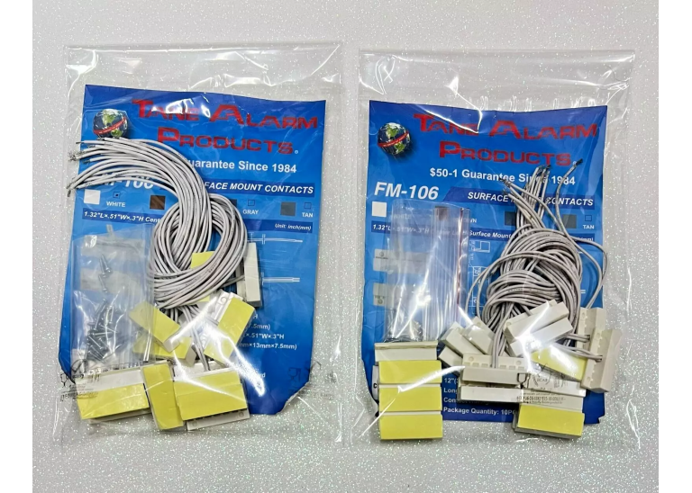 Tane Alarm FM-106 WH Magnetic Contact Center 
