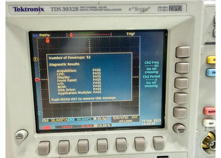 Tektronix TDS3032B Digital Phosphor Oscilloscope 300MHz 2CH 2.5GS/s