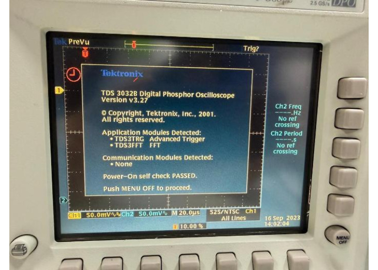 Tektronix TDS3032B Digital Phosphor Oscilloscope 300MHz 2CH 2.5GS/s