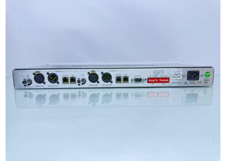 Telos HX2 Dual Digital Hybrid Broadcast Phone Line Audio Interface 2 Lines HX-2 Telos HX2 Dual Digital Hybrid Broadcast Phone Line Audio Interface 2 Lines HX-2