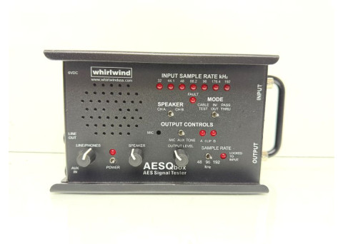 Whirlwind AESQbox AES Signal Tester