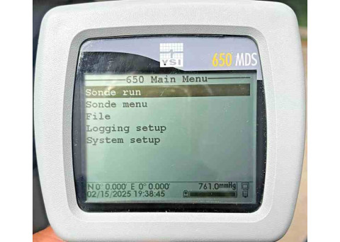 YSI Multi-Parameter Display 650 MDS YSI Multi-Parameter Display 650 MDS