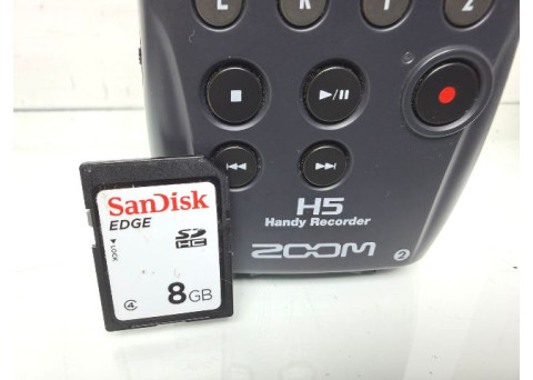ZOOM H5 Handy Recorder Portable Digital Audio Recorder Black. Work Tested, Good