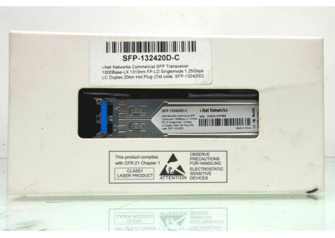 i-Net Networks Commercial SFP Transceiver 1000Mbps LX 1310nm FP-LD Singlemode 1.25Gbps LD Duplex 20km