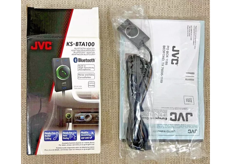 JVC KS-BTA100 Bluetooth Adapter, NEW JVC KS-BTA100 Bluetooth Adapter, NEW