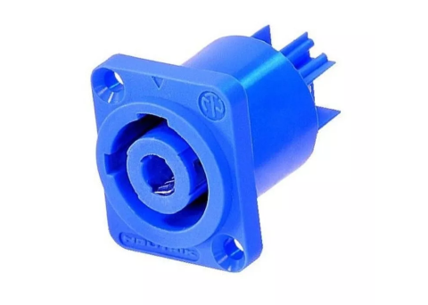 Neutrik NAC3MPA PowerCon "Power In" Chassis Connector - Blue - 20A - 250V Neutrik NAC3MPA PowerCon "Power In" Chassis Connector - Blue - 20A - 250V