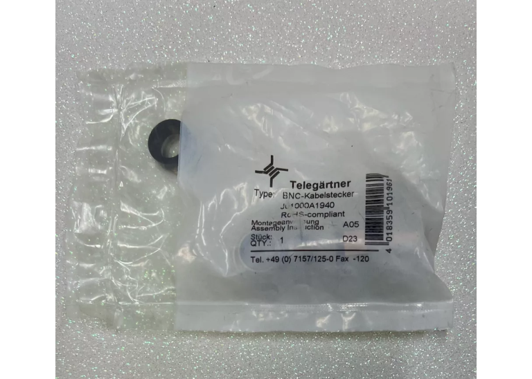 Telegartner BNC-Kabelstecker J01000A1940 Telegartner BNC-Kabelstecker J01000A1940